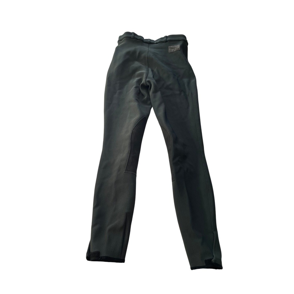Georg Schumacher Equestrian Riding Pants Gray Ribbed Stretch EU 36